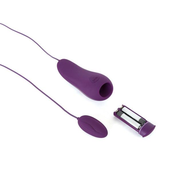 B Swish - bnaughty Deluxe Vibrating Bullet Royal Purple