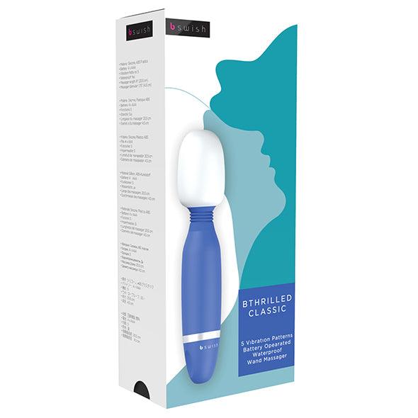 B Swish - bthrilled Classic Wand Vibrator Denim