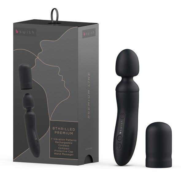 B Swish - bthrilled Premium Wand Vibrator Noir