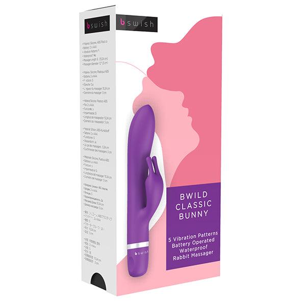 B Swish - bwild Classic Bunny Rabbit Vibrator Purple