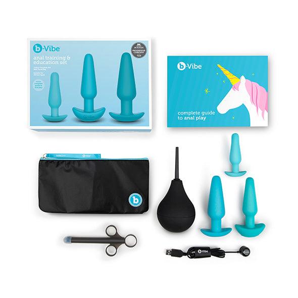 B-Vibe - Anal Training & Education Set Blue