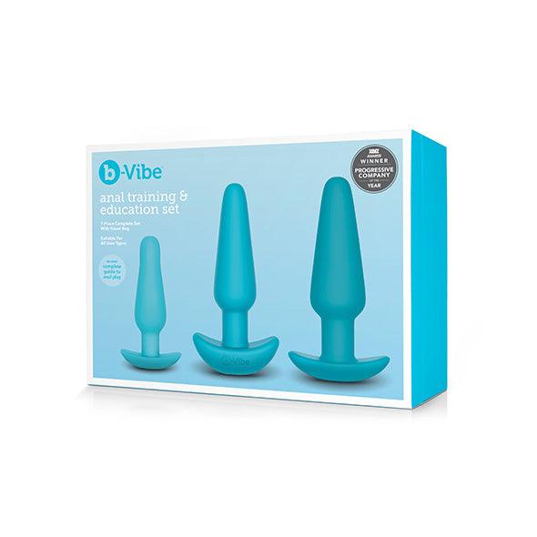 B-Vibe - Anal Training & Education Set Blue