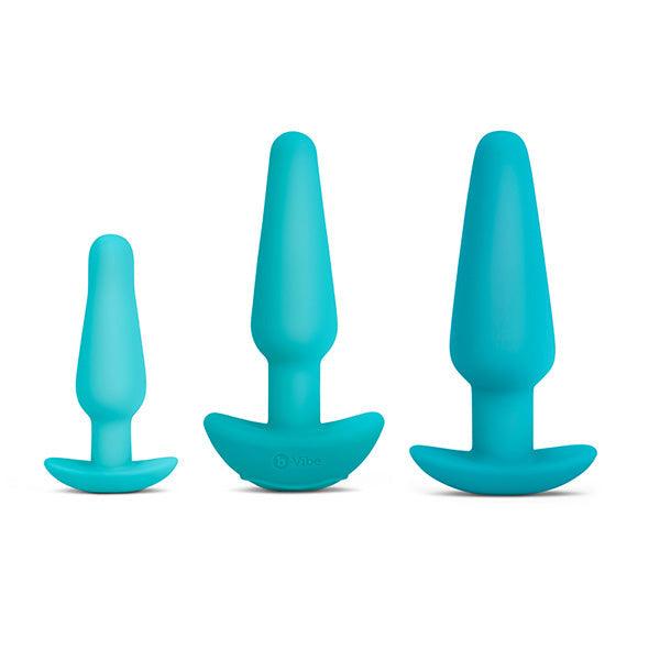 B-Vibe - Anal Training & Education Set Blue