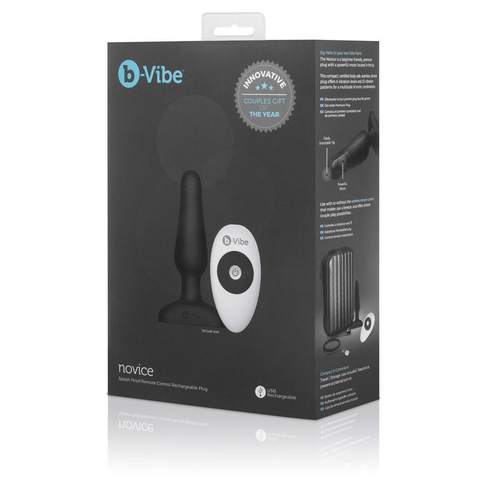 b-Vibe Novice Plug Black