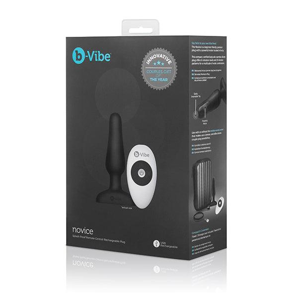 B-Vibe - Novice Remote Control Plug Black