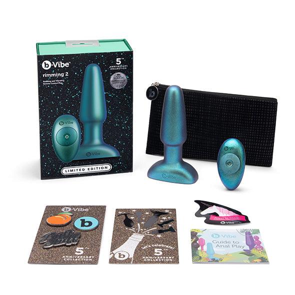 B-Vibe - Rimming 2 Remote Control Space Green