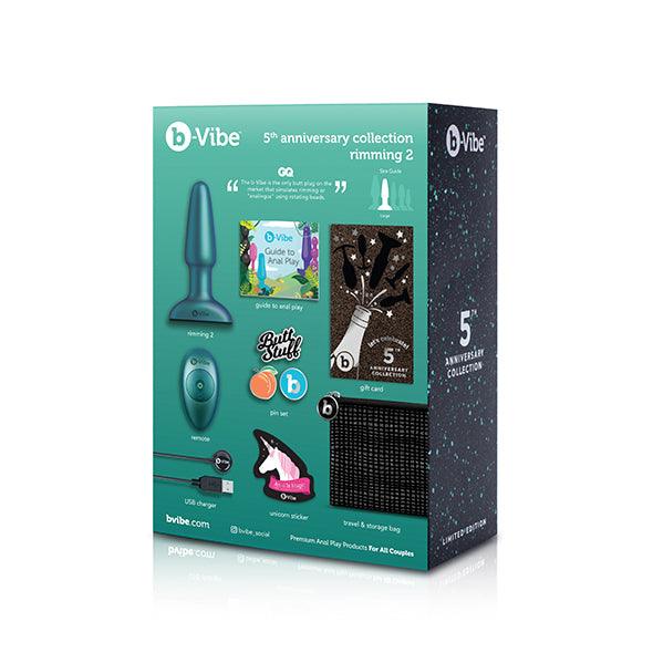 B-Vibe - Rimming 2 Remote Control Space Green