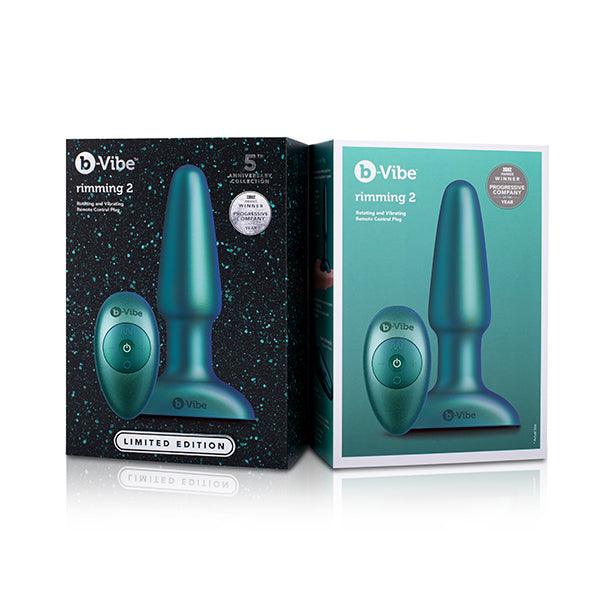 B-Vibe - Rimming 2 Remote Control Space Green