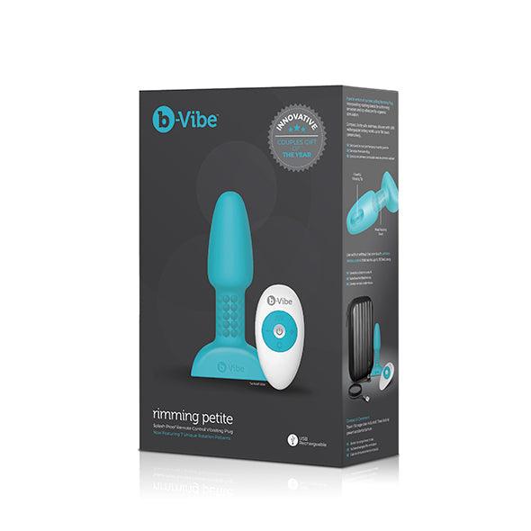 B-Vibe - Rimming Petite Remote Control Plug Teal