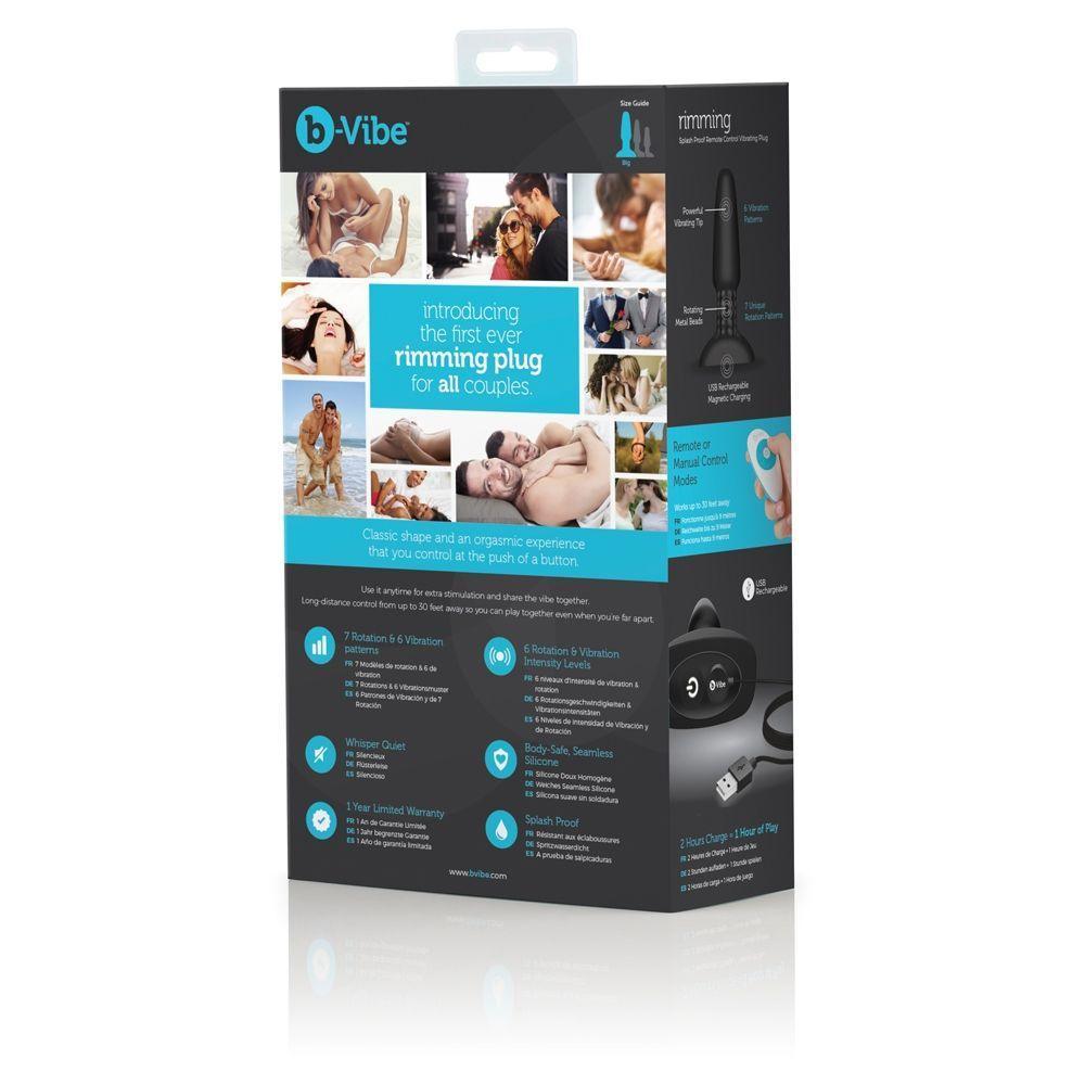 b-Vibe Rimming Plug Black