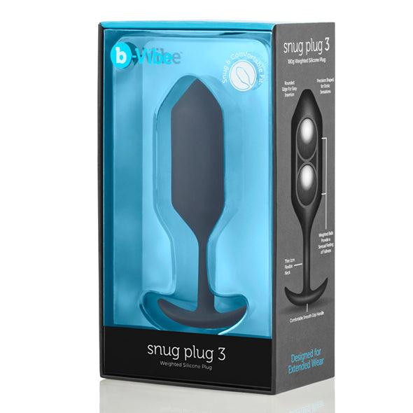 B-Vibe - Snug Butt Plug 3 Black