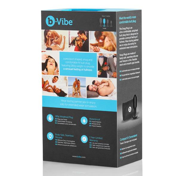 B-Vibe - Snug Butt Plug 3 Black