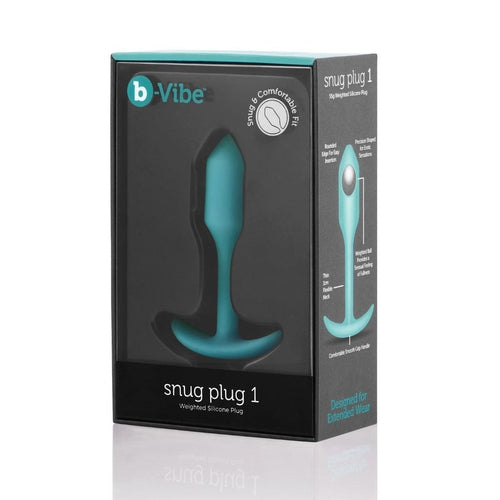 B-Vibe Snug Plug 1 Butt Plug Mint Green