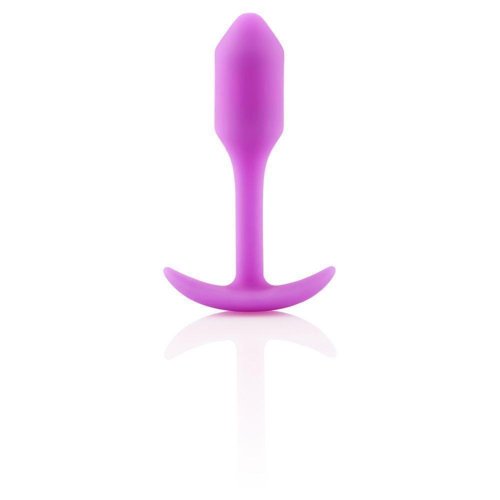 b-Vibe Snug Plug 1 Fuchsia/Silver