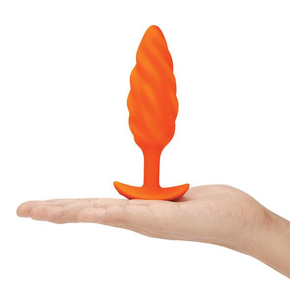 B-Vibe - Texture Plug Swirl Orange