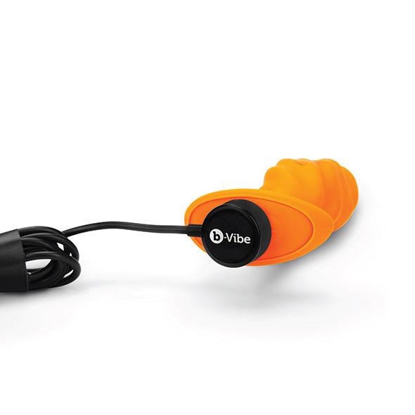 B-Vibe - Texture Plug Swirl Orange