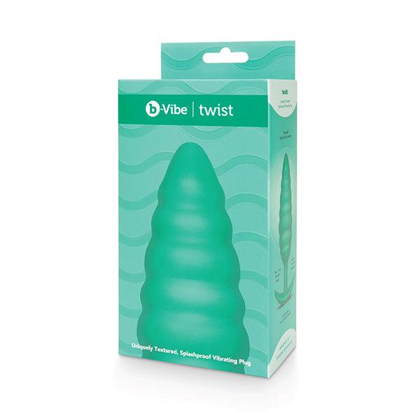 B-Vibe - Texture Plug Twist Green