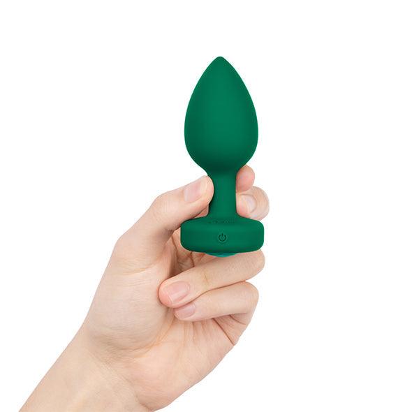 B-Vibe - Vibrating Jewel Plug M/L Emerald