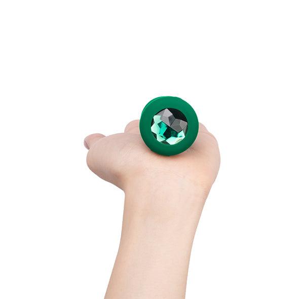 B-Vibe - Vibrating Jewel Plug M/L Emerald