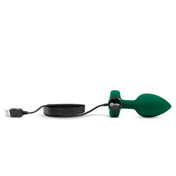 B-Vibe - Vibrating Jewel Plug M/L Emerald