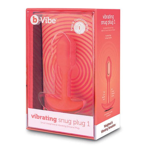 B-Vibe - Vibrating Snug Plug 1 (S) Orange