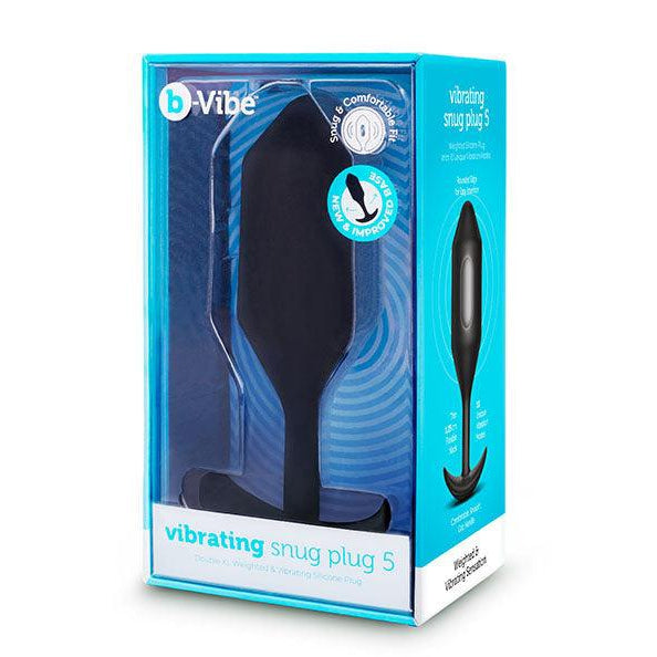 B-Vibe - Vibrating Snug Plug 5 (XXL) Black