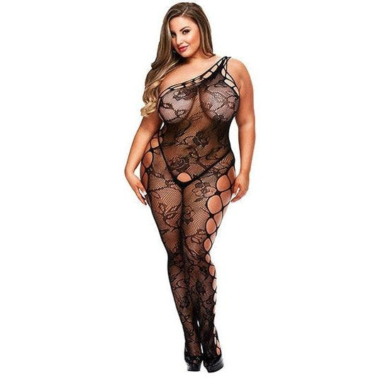 Baci - Off the Shoulder Bodystocking Queen Size