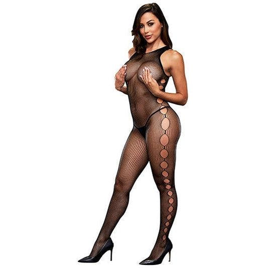 Baci - Open Side Sleeveless Bodystocking One Size