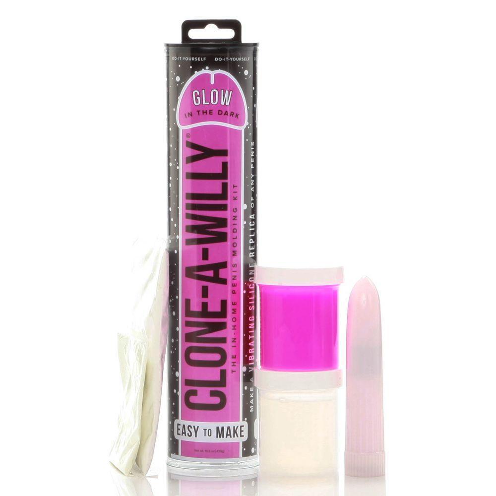 Clone A Willy Glow In The Dark Kit Hot Pink