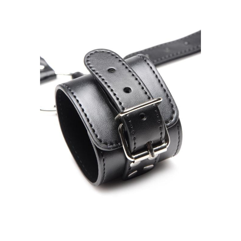 Collar with Cuffs Restraint Set - Black