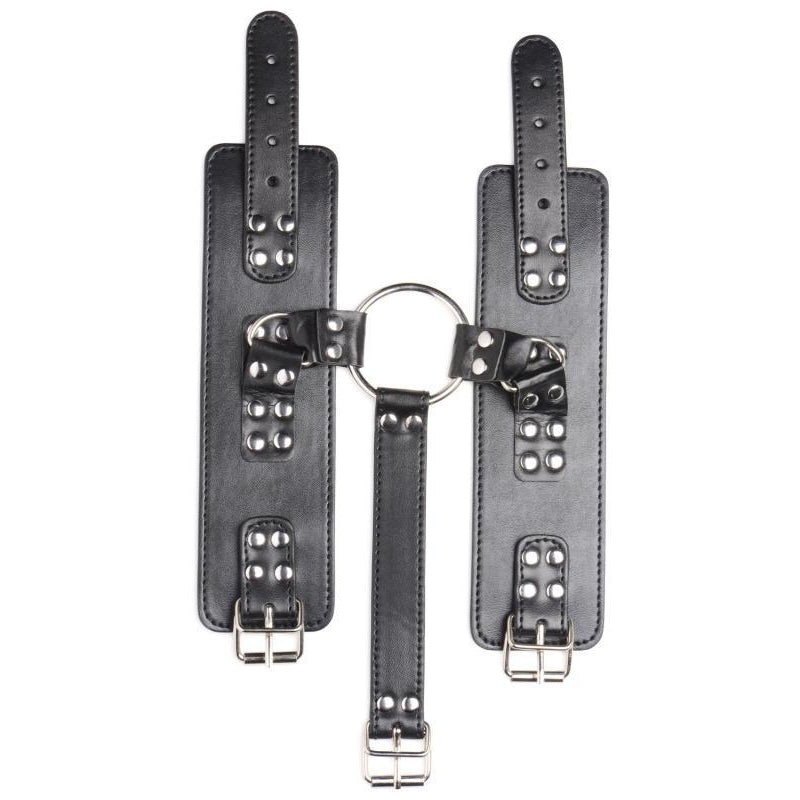 Collar with Cuffs Restraint Set - Black