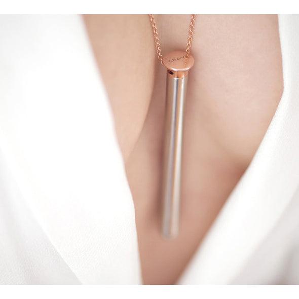 Crave - Vesper Vibrator Necklace Rose Gold