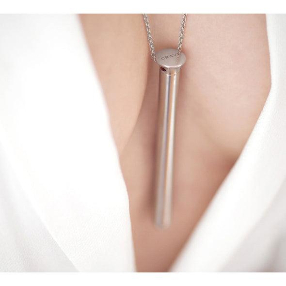 Crave - Vesper Vibrator Necklace Silver