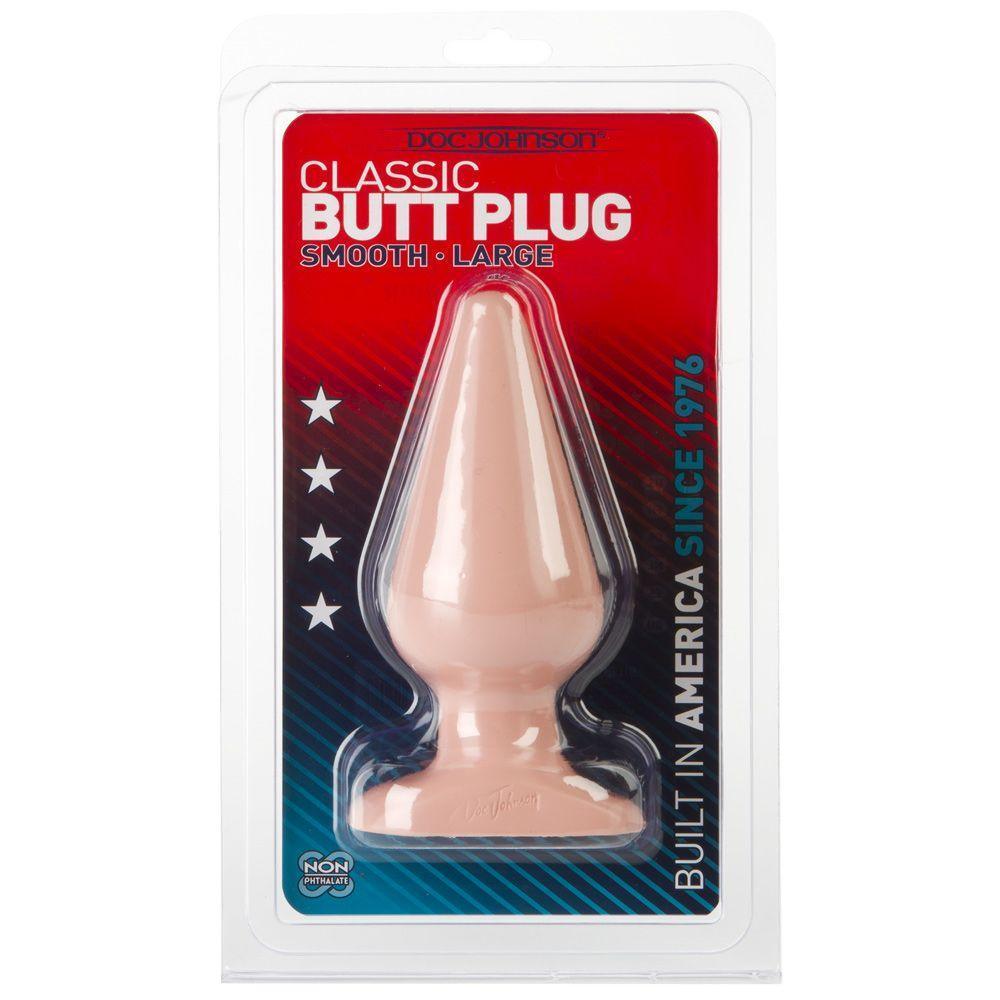 Doc Johnson Classic Butt Plug Flesh Large