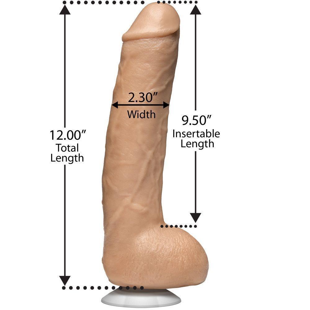 Doc Johnson John Holmes Realistic Moulded Cock Flesh 12in