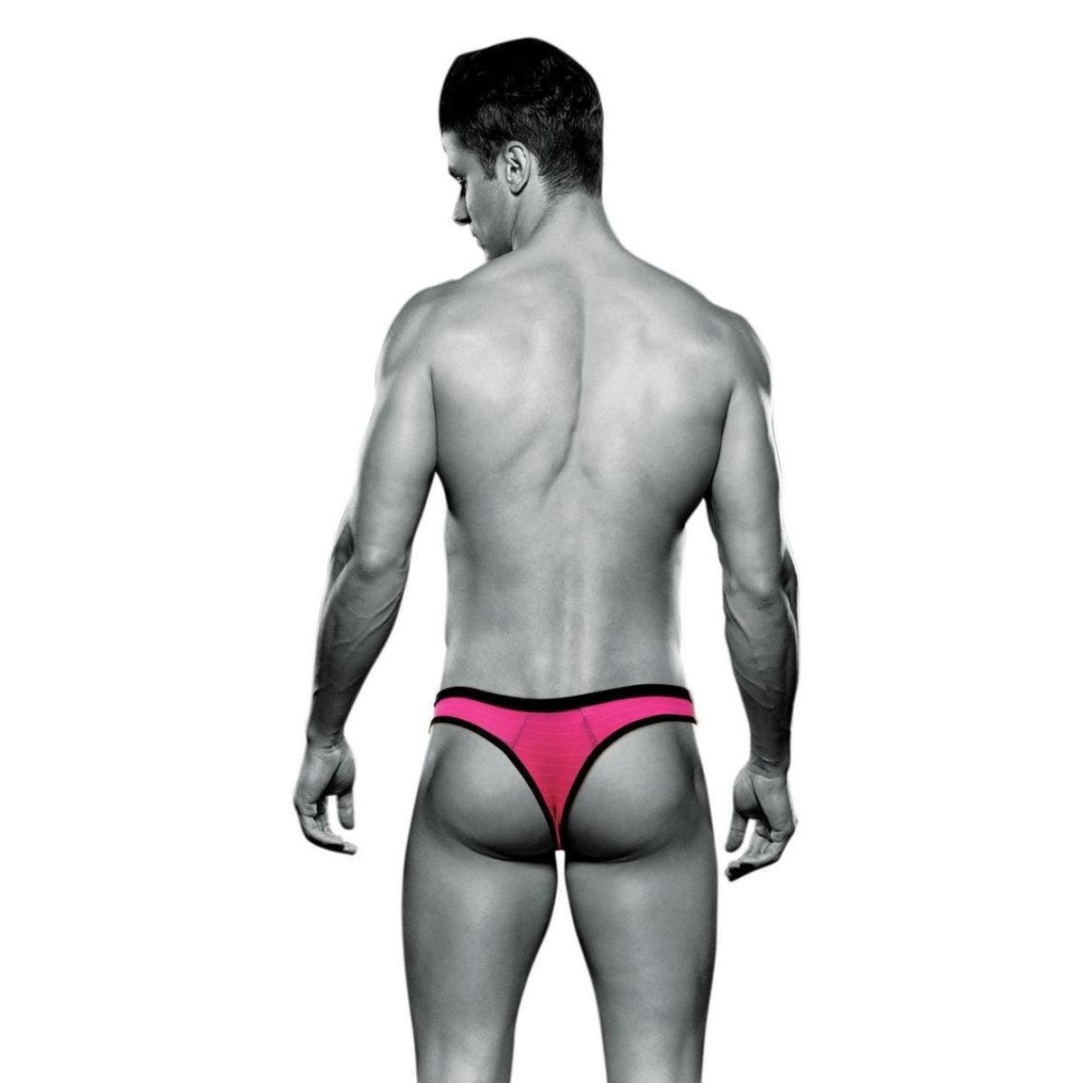 ENVY BAD BOY THONG - PINK - M/L