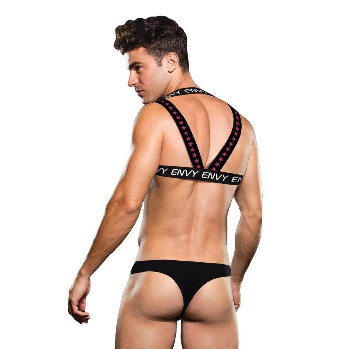 ENVY LOGO HARNESS - BLACK/WHITE - L/XL