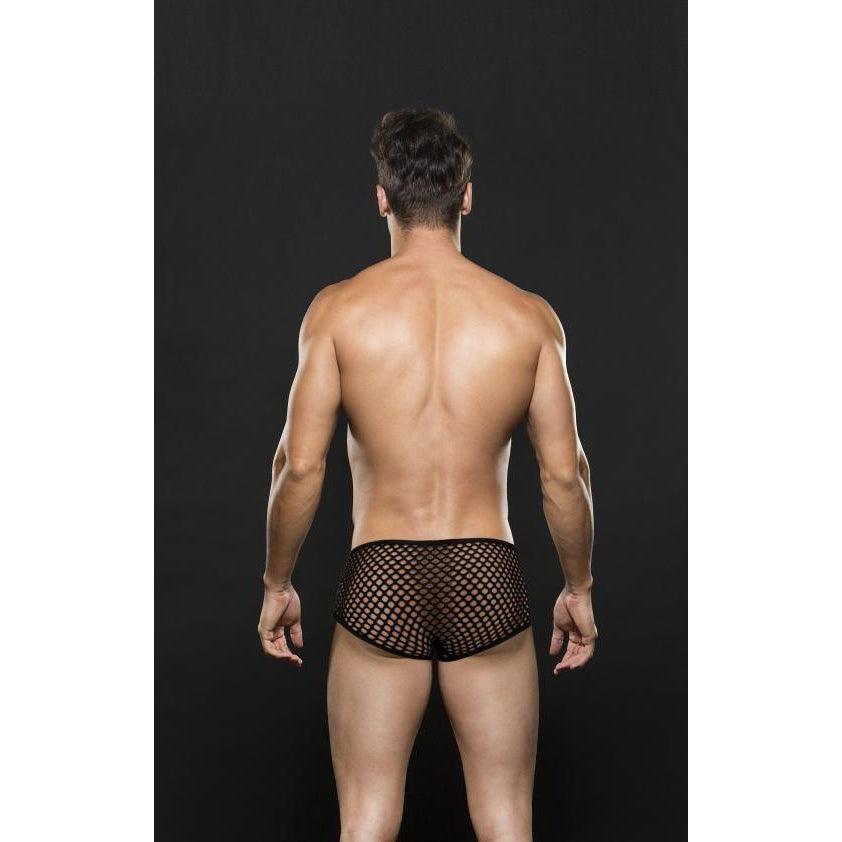 Envy MODERN FISHNET TRUNK Black M/L