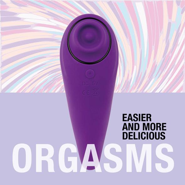 FeelzToys - FemmeGasm Tapping & Tickling Vibrator Purple