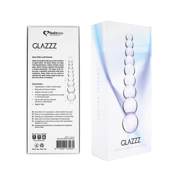 FeelzToys - Glazzz Glass Dildo Crystal Delight