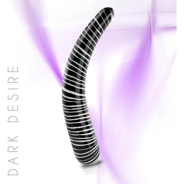 FeelzToys - Glazzz Glass Dildo Dark Desire