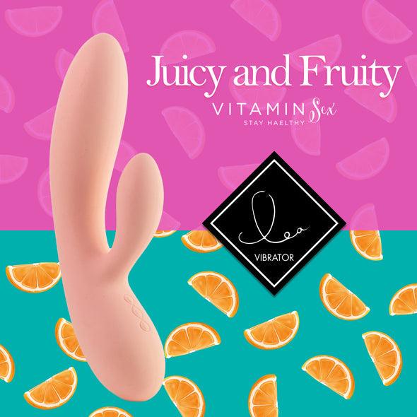 FeelzToys - Lea Rabbit Vibrator Citrus