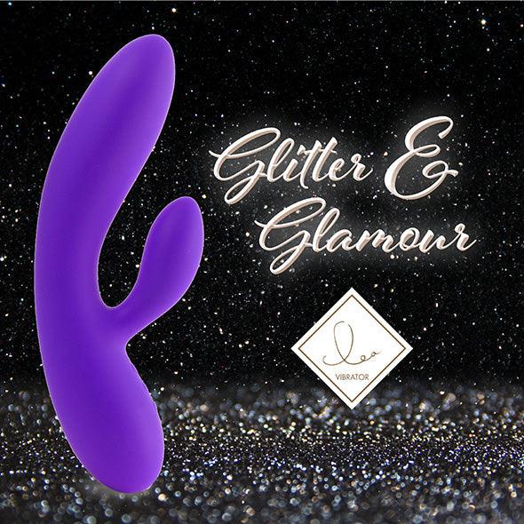 FeelzToys - Lea Rabbit Vibrator Medium Purple (Glitter)