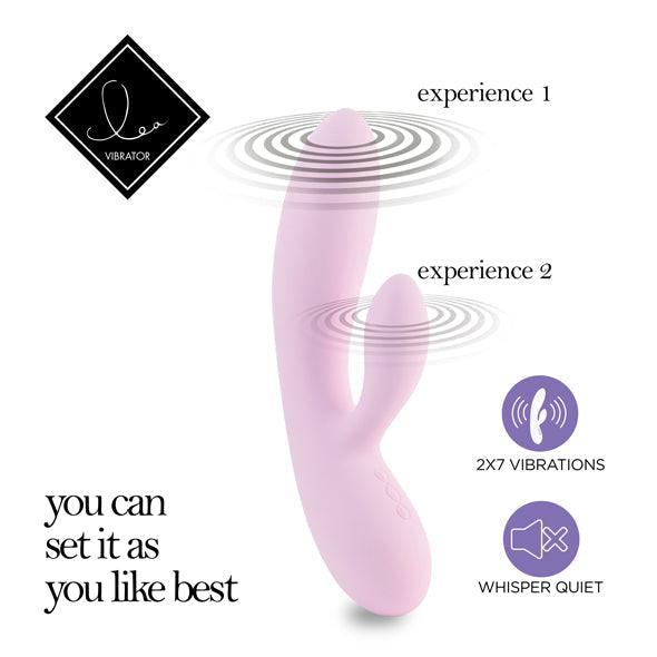 FeelzToys - Lea Rabbit Vibrator Strawberry