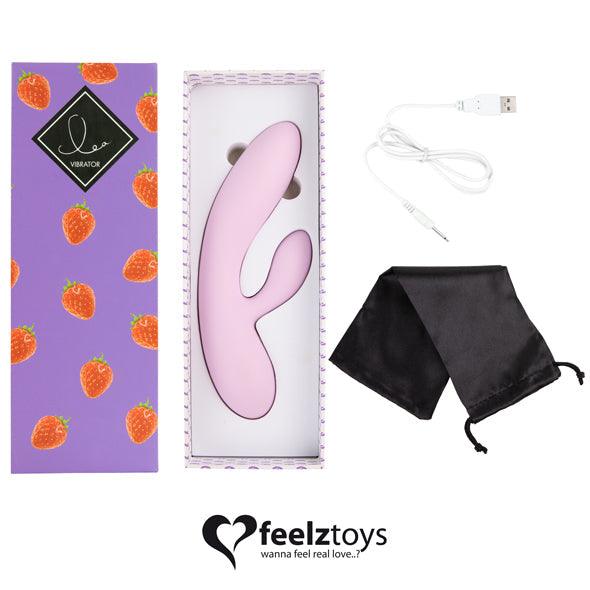 FeelzToys - Lea Rabbit Vibrator Strawberry