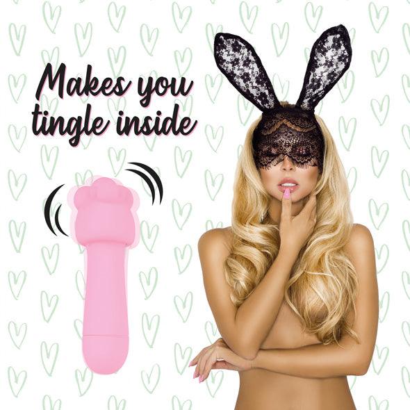 FeelzToys - Mister Bunny Massage Vibrator with 2 Caps Pink