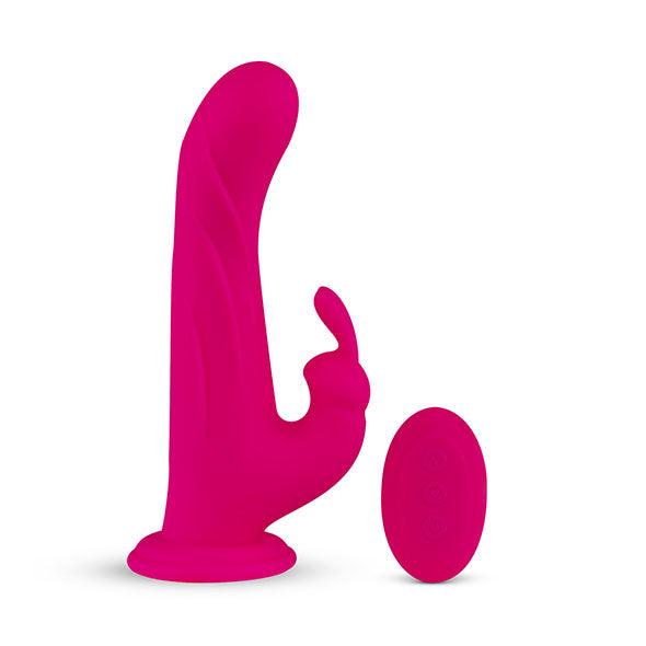 FeelzToys - Whirl-Pulse Rotating Rabbit Vibrator & Remote Control Pink