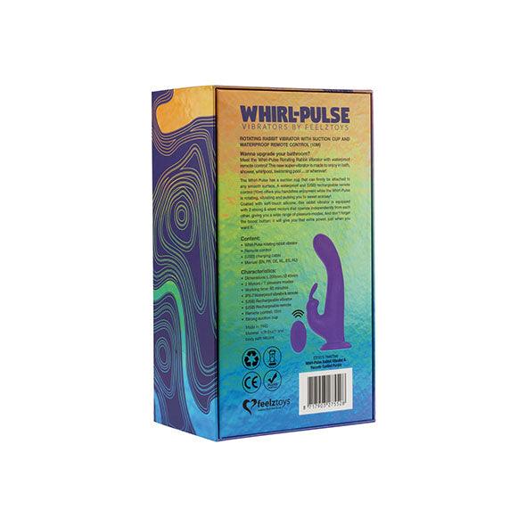 FeelzToys - Whirl-Pulse Rotating Rabbit Vibrator & Remote Control Purple