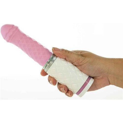 FEISTY Luxurious Thrusting & Vibrating Massager - Pink