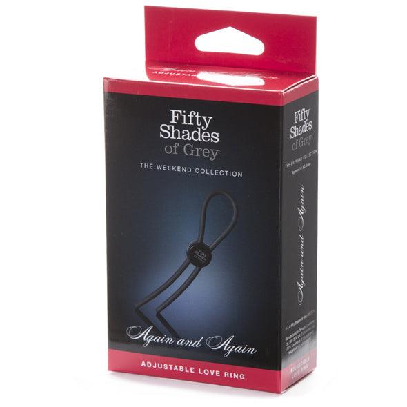 Fifty Shades of Grey - Adjustable Cock Ring Black